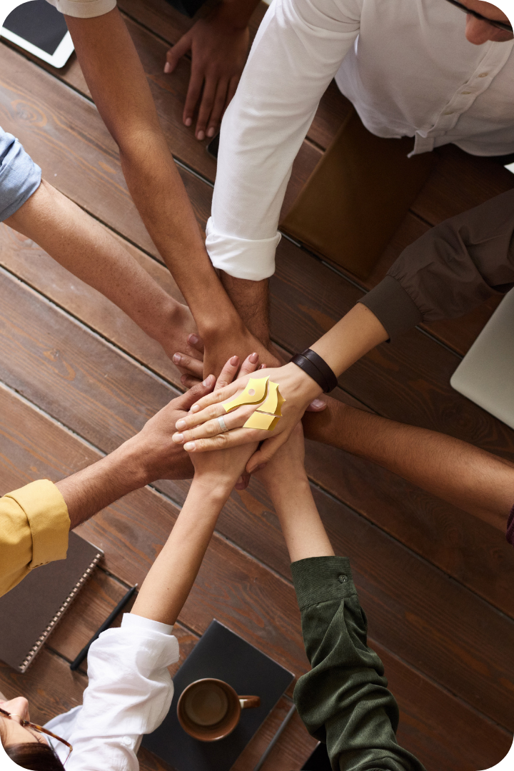 Misyon ve vizyonu temsil eden soyut dijital sanat